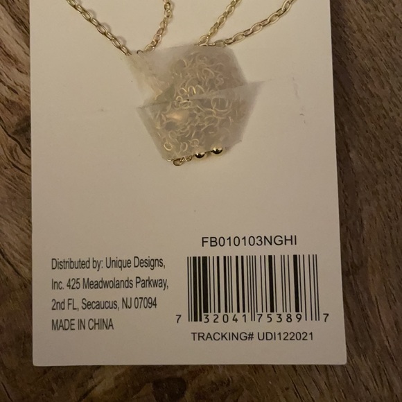 NWT Unique Designs 2 Gold Heart Necklaces: J - Picture 12 of 12